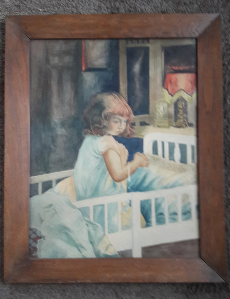 Antikes Bild im Rahmen - 30 €